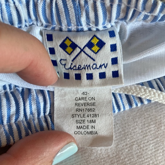 Eiseman Seersucker Swim trunks - Picture 3 of 3